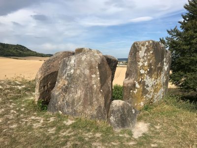 Coldrum Longbarrow (2020). This ancient burial site was built around 4000 BC, and is one of the 'Medway Megaliths'.